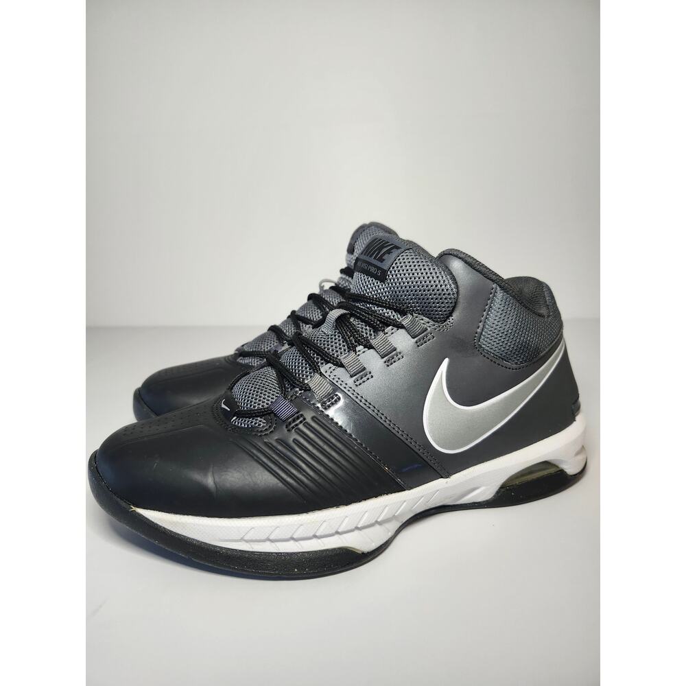 Nike Air Visi Pro 5 Black Mens 8.5 /Women's 10 Basketball Sneaker Sporty